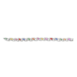 Petali Multi Coloured Sapphire Bracelet