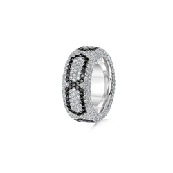Starlight Infinity Large White Gold Ring