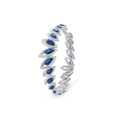 Petali Blue Sapphire Bangle