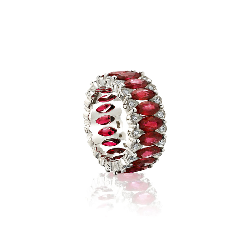 Amore Eternity Ruby Ring